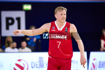 2024-02-25 - Harald FREY (7) of Norway during the FIBA World Cup 2027, European Pre-Qualifiers Group B basketball match between Luxembourg and Norway on February 25, 2024 at Centre National Sportif & Culturel d'Coque in Luxembourg - BASKETBALL - FIBA WORLD CUP 2027 - PRE-QUALIFIERS - LUXEMBOURG V NORWAY - INTERNATIONALS - BASKETBALL