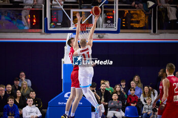2024-02-25 - Alex LAURENT (11) of Luxembourg during the FIBA World Cup 2027, European Pre-Qualifiers Group B basketball match between Luxembourg and Norway on February 25, 2024 at Centre National Sportif & Culturel d'Coque in Luxembourg - BASKETBALL - FIBA WORLD CUP 2027 - PRE-QUALIFIERS - LUXEMBOURG V NORWAY - INTERNATIONALS - BASKETBALL