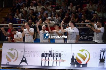 2024-02-25 - Luxembourg Bench during the FIBA World Cup 2027, European Pre-Qualifiers Group B basketball match between Luxembourg and Norway on February 25, 2024 at Centre National Sportif & Culturel d'Coque in Luxembourg - BASKETBALL - FIBA WORLD CUP 2027 - PRE-QUALIFIERS - LUXEMBOURG V NORWAY - INTERNATIONALS - BASKETBALL