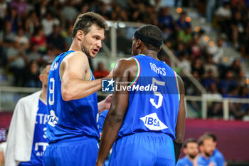 2024-06-23 - Danilo Gallinari and Awudu Abass - ITALY VS GEORGIA - INTERNATIONALS - BASKETBALL