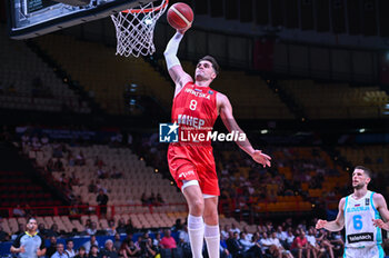 2024-07-02 - 8 Mario Hezonja of Croatia is playing during the FIBA Olympic Qualifying Tournament 2024, match between Slovenia and Croatia at Peace & Friendship Stadium on July 2, 2024, in Piraeus, Greece. - SLOVENIA VS CROATIA - FIBA OLYMPIC QUALIFYING TOURNAMENTS - INTERNATIONALS - BASKETBALL