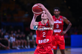 2024-07-02 - 2 Goran Filipovic of Croatia is playing during the FIBA Olympic Qualifying Tournament 2024, match between Slovenia and Croatia at Peace & Friendship Stadium on July 2, 2024, in Piraeus, Greece. - SLOVENIA VS CROATIA - FIBA OLYMPIC QUALIFYING TOURNAMENTS - INTERNATIONALS - BASKETBALL