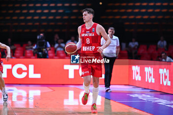 2024-07-02 - 8 Mario Hezonja of Croatia is playing during the FIBA Olympic Qualifying Tournament 2024, match between Slovenia and Croatia at Peace & Friendship Stadium on July 2, 2024, in Piraeus, Greece. - SLOVENIA VS CROATIA - FIBA OLYMPIC QUALIFYING TOURNAMENTS - INTERNATIONALS - BASKETBALL