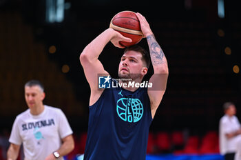 2024-07-02 - 77 Luka Doncic of Slovenia is playing during the FIBA Olympic Qualifying Tournament 2024, match between Slovenia and Croatia at Peace & Friendship Stadium on July 2, 2024, in Piraeus, Greece. - SLOVENIA VS CROATIA - FIBA OLYMPIC QUALIFYING TOURNAMENTS - INTERNATIONALS - BASKETBALL