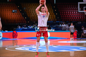 2024-07-02 - 8 Mario Hezonja of Croatia is playing during the FIBA Olympic Qualifying Tournament 2024, match between Slovenia and Croatia at Peace & Friendship Stadium on July 2, 2024, in Piraeus, Greece. - SLOVENIA VS CROATIA - FIBA OLYMPIC QUALIFYING TOURNAMENTS - INTERNATIONALS - BASKETBALL