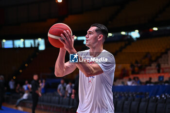 2024-07-02 - 8 Mario Hezonja of Croatia is playing during the FIBA Olympic Qualifying Tournament 2024, match between Slovenia and Croatia at Peace & Friendship Stadium on July 2, 2024, in Piraeus, Greece. - SLOVENIA VS CROATIA - FIBA OLYMPIC QUALIFYING TOURNAMENTS - INTERNATIONALS - BASKETBALL