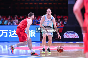 2024-07-02 - 7 Klemen Prepelic of Slovenia is playing during the FIBA Olympic Qualifying Tournament 2024, match between Slovenia and Croatia at Peace & Friendship Stadium on July 2, 2024, in Piraeus, Greece. - SLOVENIA VS CROATIA - FIBA OLYMPIC QUALIFYING TOURNAMENTS - INTERNATIONALS - BASKETBALL