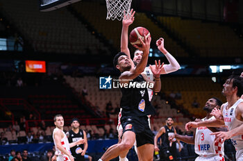 2024-07-03 - 51 Shea Ili of New Zealand is playing during the FIBA Olympic Qualifying Tournament 2024, match between Croatia and New Zealand at Peace & Friendship Stadium on July 3, 2024, in Piraeus, Greece. - CROATIA VS NEW ZEALAND - FIBA OLYMPIC QUALIFYING TOURNAMENTS - INTERNATIONALS - BASKETBALL