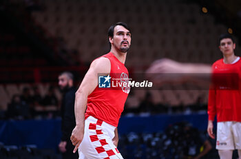 2024-07-03 - 9 Dario Saric of Croatia is playing during the FIBA Olympic Qualifying Tournament 2024, match between Croatia and New Zealand at Peace & Friendship Stadium on July 3, 2024, in Piraeus, Greece. - CROATIA VS NEW ZEALAND - FIBA OLYMPIC QUALIFYING TOURNAMENTS - INTERNATIONALS - BASKETBALL