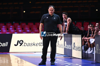 2024-07-03 - Head Coach Pero Cameron of New Zealand during the FIBA Olympic Qualifying Tournament 2024, match between Croatia and New Zealand at Peace & Friendship Stadium on July 3, 2024, in Piraeus, Greece. - CROATIA VS NEW ZEALAND - FIBA OLYMPIC QUALIFYING TOURNAMENTS - INTERNATIONALS - BASKETBALL