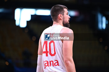 2024-07-03 - 40 Ivica Zubac of Croatia is playing during the FIBA Olympic Qualifying Tournament 2024, match between Croatia and New Zealand at Peace & Friendship Stadium on July 3, 2024, in Piraeus, Greece. - CROATIA VS NEW ZEALAND - FIBA OLYMPIC QUALIFYING TOURNAMENTS - INTERNATIONALS - BASKETBALL