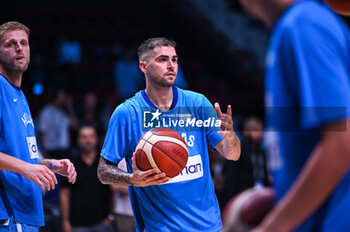 2024-07-03 - 7 Vasilis Toliopoulos of Greece is playing during the FIBA Olympic Qualifying Tournament 2024, match between Dominican Republic and Greece at Peace & Friendship Stadium on July 3, 2024, in Piraeus, Greece. - DOMINICAN REPUBLIC VS GREECE - FIBA OLYMPIC QUALIFYING TOURNAMENTS - INTERNATIONALS - BASKETBALL