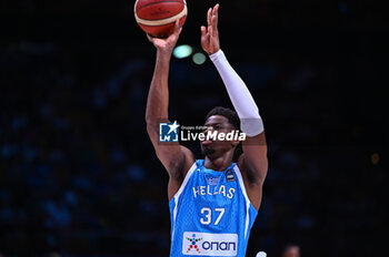 2024-07-03 - 37 Kostas Antetokounmpo of Greece is playing during the FIBA Olympic Qualifying Tournament 2024, match between Dominican Republic and Greece at Peace & Friendship Stadium on July 3, 2024, in Piraeus, Greece. - DOMINICAN REPUBLIC VS GREECE - FIBA OLYMPIC QUALIFYING TOURNAMENTS - INTERNATIONALS - BASKETBALL