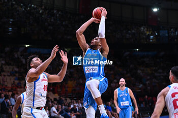 2024-07-03 - 34 Giannis Antetokounmpo of Greece is playing during the FIBA Olympic Qualifying Tournament 2024, match between Dominican Republic and Greece at Peace & Friendship Stadium on July 3, 2024, in Piraeus, Greece. - DOMINICAN REPUBLIC VS GREECE - FIBA OLYMPIC QUALIFYING TOURNAMENTS - INTERNATIONALS - BASKETBALL