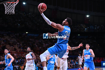 2024-07-03 - 34 Giannis Antetokounmpo of Greece is playing during the FIBA Olympic Qualifying Tournament 2024, match between Dominican Republic and Greece at Peace & Friendship Stadium on July 3, 2024, in Piraeus, Greece. - DOMINICAN REPUBLIC VS GREECE - FIBA OLYMPIC QUALIFYING TOURNAMENTS - INTERNATIONALS - BASKETBALL