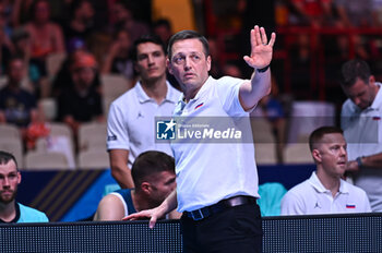 2024-07-04 - Head Coach Aleksander Sekulic of Slovenia during the FIBA Olympic Qualifying Tournament 2024, match between Slovenia and New Zealand at Peace & Friendship Stadium on July 4, 2024, in Piraeus, Greece. - NEW ZEALAND VS SLOVENIA - FIBA OLYMPIC QUALIFYING TOURNAMENTS - INTERNATIONALS - BASKETBALL