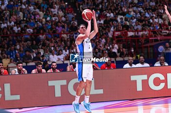 2024-07-04 - 5 Giannoulis Larentzakis of Greece is playing during the FIBA Olympic Qualifying Tournament 2024, match between Egypt and Greece at Peace & Friendship Stadium on July 4, 2024, in Piraeus, Greece. - GREECE VS EGYPT - FIBA OLYMPIC QUALIFYING TOURNAMENTS - INTERNATIONALS - BASKETBALL