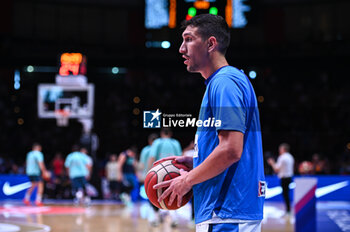 2024-07-06 - 5 Giannoulis Larentzakis of Greece is playing during the FIBA Olympic Qualifying Tournament 2024 Semi Final match between Greece and Slovenia at Peace & Friendship Stadium on July 6, 2024, in Piraeus, Greece. - GREECE VS SLOVENIA - SEMI FINALS, FIBA OLYMPIC QUALIFYING TOURNAMENTS - INTERNATIONALS - BASKETBALL