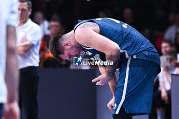 2024-07-06 - 77 Luka Doncic of Slovenia is playing during the FIBA Olympic Qualifying Tournament 2024 Semi Final match between Greece and Slovenia at Peace & Friendship Stadium on July 6, 2024, in Piraeus, Greece. - GREECE VS SLOVENIA - SEMI FINALS, FIBA OLYMPIC QUALIFYING TOURNAMENTS - INTERNATIONALS - BASKETBALL