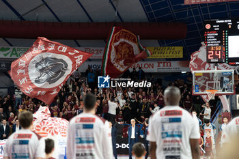 2024-01-07 - Supporters of Umana Reyer Venezia during the Umana Reyer Venezia vs GeVi Napoli Basket at the Palasport Taliercio in Venice, Italy on January 07, 2024 - UMANA REYER VENEZIA VS GEVI NAPOLI BASKET - ITALIAN SERIE A - BASKETBALL
