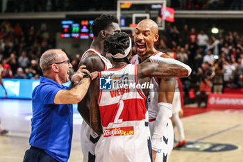 2024-03-02 - Briante Weber and Darion Atkins (Unahotels Reggio Emilia) - UNAHOTELS REGGIO EMILIA VS DOLOMITI ENERGIA TRENTINO - ITALIAN SERIE A - BASKETBALL