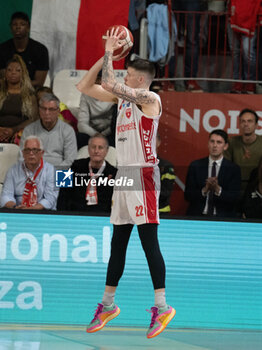 2024-04-07 - 22 Sean Mcdermott Openjobmetis Varese during the LBA Italy Championship match between Openjobmetis Varese vs Generazione Vincente Napoli , in Varese, Italy, on April 7, 2024 - OPENJOBMETIS VARESE VS GEVI NAPOLI BASKET - ITALIAN SERIE A - BASKETBALL