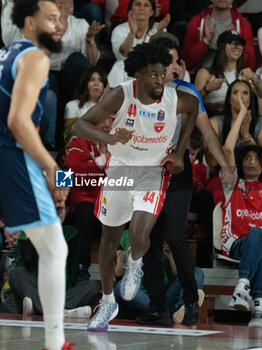 2024-04-07 - 44 Gabe Brown Openjobmetis Varese during the LBA Italy Championship match between Openjobmetis Varese vs Generazione Vincente Napoli , in Varese, Italy, on April 7, 2024 - OPENJOBMETIS VARESE VS GEVI NAPOLI BASKET - ITALIAN SERIE A - BASKETBALL