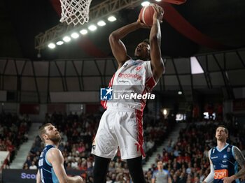 2024-04-07 - 07 Skylar Spencer Openjobmetis Varese during the LBA Italy Championship match between Openjobmetis Varese vs Generazione Vincente Napoli , in Varese, Italy, on April 7, 2024 - OPENJOBMETIS VARESE VS GEVI NAPOLI BASKET - ITALIAN SERIE A - BASKETBALL