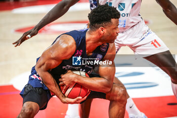 2024-04-14 - Jordan Bayehe (Happy Casa Brindisi) - UNAHOTELS REGGIO EMILIA VS HAPPY CASA BRINDISI - ITALIAN SERIE A - BASKETBALL