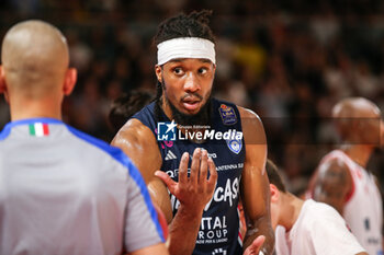 2024-04-14 - Xavier Sneed (Happy Casa Brindisi) - UNAHOTELS REGGIO EMILIA VS HAPPY CASA BRINDISI - ITALIAN SERIE A - BASKETBALL