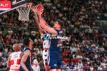 2024-04-14 - Nate Laszewski (Happy Casa Brindisi) - UNAHOTELS REGGIO EMILIA VS HAPPY CASA BRINDISI - ITALIAN SERIE A - BASKETBALL