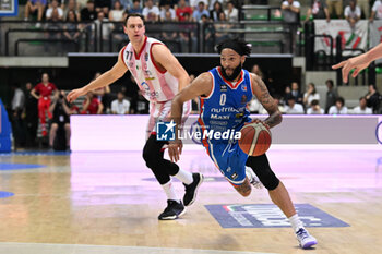 2024-04-14 - Actions of Ky Bowman ( Nutriubullet Treviso ) during BASKETBALL - ITALIAN SERIE A game between Nutribullet Treviso Basket and EA7 Emporio ARMANI MILANO at Palaverde in Villorba, Italy on   April 14, 2024 - NUTRIBULLET TREVISO BASKET VS EA7 EMPORIO ARMANI MILANO - ITALIAN SERIE A - BASKETBALL