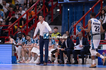 2024-04-14 - Igor Milicic coach of GeVi Napoli Basket - GEVI NAPOLI BASKET VS BANCO DI SARDEGNA SASSARI - ITALIAN SERIE A - BASKETBALL