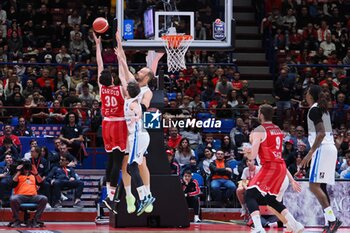 28/04/2024 - Guglielmo Caruso (EA7 Emporio Armani Olimpia Milano) - EA7 EMPORIO ARMANI MILANO VS GERMANI BRESCIA - SERIE A ITALIA - BASKET