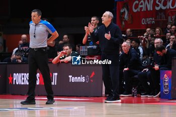 28/04/2024 - Ettore Messina, head coach EA7 Emporio Armani Olimpia Milano - EA7 EMPORIO ARMANI MILANO VS GERMANI BRESCIA - SERIE A ITALIA - BASKET