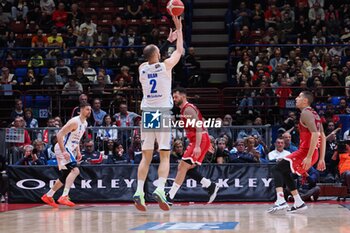 2024-04-28 - Miro Bilan (Germani Brescia) - EA7 EMPORIO ARMANI MILANO VS GERMANI BRESCIA - ITALIAN SERIE A - BASKETBALL