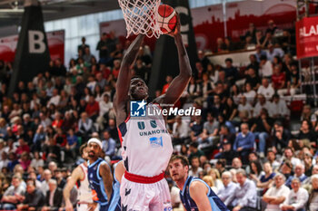 2024-04-28 - Mouhamed Faye (Unahotels Reggio Emilia) - UNAHOTELS REGGIO EMILIA VS GEVI NAPOLI BASKET - ITALIAN SERIE A - BASKETBALL