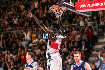 28/04/2024 - Mouhamed Faye (Unahotels Reggio Emilia) - UNAHOTELS REGGIO EMILIA VS GEVI NAPOLI BASKET - SERIE A ITALIA - BASKET