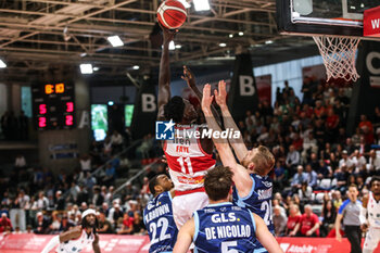 2024-04-28 - Mouhamed Faye (Unahotels Reggio Emilia) - UNAHOTELS REGGIO EMILIA VS GEVI NAPOLI BASKET - ITALIAN SERIE A - BASKETBALL