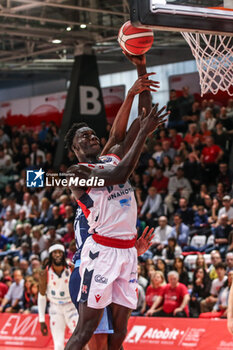 2024-04-28 - Mouhamed Faye (Unahotels Reggio Emilia) - UNAHOTELS REGGIO EMILIA VS GEVI NAPOLI BASKET - ITALIAN SERIE A - BASKETBALL