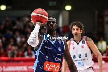 28/04/2024 - Andrea Mabor Dut Biar (Generazione Vincente Napoli) - UNAHOTELS REGGIO EMILIA VS GEVI NAPOLI BASKET - SERIE A ITALIA - BASKET