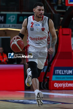 2024-03-30 - Michael Gilmore #2 of Pallacanestro Varese OpenJobMetis seen in action during LBA Lega Basket A 2023/24 Regular Season game between Pallacanestro Varese OpenJobMetis and Germani Brescia at Itelyum Arena, Varese, Italy on March 30, 2024 - OPENJOBMETIS VARESE VS GERMANI BRESCIA - ITALIAN SERIE A - BASKETBALL