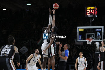 2024-05-11 - starting of game 1 of the playoffs of the Italian Serie A1 basketball championship Segafredo Virtus Bologna Vs. Bertram Derthona Tortona at Segafredo Arena, Bologna, Italy, May 11, 2024 - Photo: Michele Nucci - PLAYOFF - VIRTUS SEGAFREDO BOLOGNA VS BERTRAM DERTHONA TORTONA - ITALIAN SERIE A - BASKETBALL