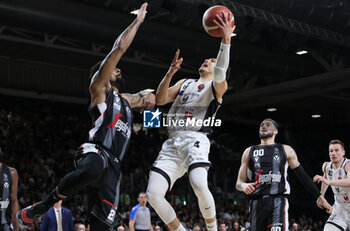 2024-05-11 - Colbey Ross (Tortona) during the LBA during game 1 of the playoffs of the Italian Serie A1 basketball championship Segafredo Virtus Bologna Vs. Bertram Derthona Tortona at Segafredo Arena, Bologna, Italy, May 11, 2024 - Photo: Michele Nucci - PLAYOFF - VIRTUS SEGAFREDO BOLOGNA VS BERTRAM DERTHONA TORTONA - ITALIAN SERIE A - BASKETBALL