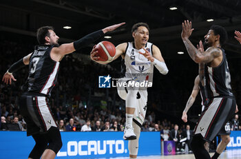 2024-05-11 - Colbey Ross (Tortona) during the LBA during game 1 of the playoffs of the Italian Serie A1 basketball championship Segafredo Virtus Bologna Vs. Bertram Derthona Tortona at Segafredo Arena, Bologna, Italy, May 11, 2024 - Photo: Michele Nucci - PLAYOFF - VIRTUS SEGAFREDO BOLOGNA VS BERTRAM DERTHONA TORTONA - ITALIAN SERIE A - BASKETBALL