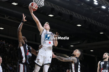 2024-05-11 - Arturs Strautins (Tortona) during the LBA during game 1 of the playoffs of the Italian Serie A1 basketball championship Segafredo Virtus Bologna Vs. Bertram Derthona Tortona at Segafredo Arena, Bologna, Italy, May 11, 2024 - Photo: Michele Nucci - PLAYOFF - VIRTUS SEGAFREDO BOLOGNA VS BERTRAM DERTHONA TORTONA - ITALIAN SERIE A - BASKETBALL