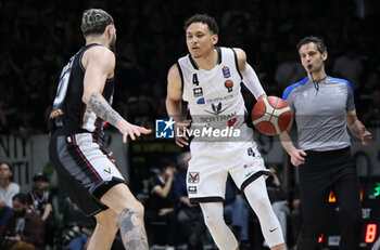 2024-05-11 - Colbey Ross (Tortona) during the LBA during game 1 of the playoffs of the Italian Serie A1 basketball championship Segafredo Virtus Bologna Vs. Bertram Derthona Tortona at Segafredo Arena, Bologna, Italy, May 11, 2024 - Photo: Michele Nucci - PLAYOFF - VIRTUS SEGAFREDO BOLOGNA VS BERTRAM DERTHONA TORTONA - ITALIAN SERIE A - BASKETBALL