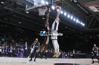 2024-05-11 - Arturs Strautins (Tortona) during the LBA during game 1 of the playoffs of the Italian Serie A1 basketball championship Segafredo Virtus Bologna Vs. Bertram Derthona Tortona at Segafredo Arena, Bologna, Italy, May 11, 2024 - Photo: Michele Nucci - PLAYOFF - VIRTUS SEGAFREDO BOLOGNA VS BERTRAM DERTHONA TORTONA - ITALIAN SERIE A - BASKETBALL