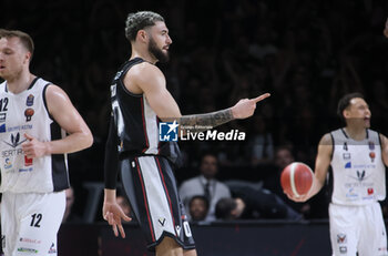 2024-05-11 - Isaia Cordinier (Bologna) during the LBA during game 1 of the playoffs of the Italian Serie A1 basketball championship Segafredo Virtus Bologna Vs. Bertram Derthona Tortona at Segafredo Arena, Bologna, Italy, May 11, 2024 - Photo: Michele Nucci - PLAYOFF - VIRTUS SEGAFREDO BOLOGNA VS BERTRAM DERTHONA TORTONA - ITALIAN SERIE A - BASKETBALL