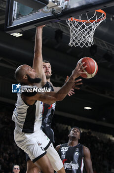 2024-05-11 - Chris Dowe (Tortona) during the LBA during game 1 of the playoffs of the Italian Serie A1 basketball championship Segafredo Virtus Bologna Vs. Bertram Derthona Tortona at Segafredo Arena, Bologna, Italy, May 11, 2024 - Photo: Michele Nucci - PLAYOFF - VIRTUS SEGAFREDO BOLOGNA VS BERTRAM DERTHONA TORTONA - ITALIAN SERIE A - BASKETBALL